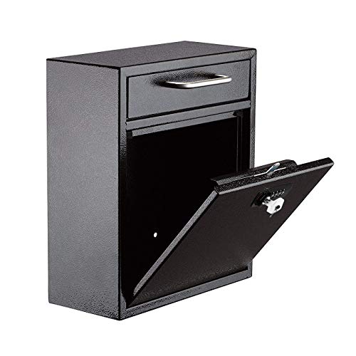 AdirOffice Ultimate Drop Box WallMounted Mailbox Hanging Secured