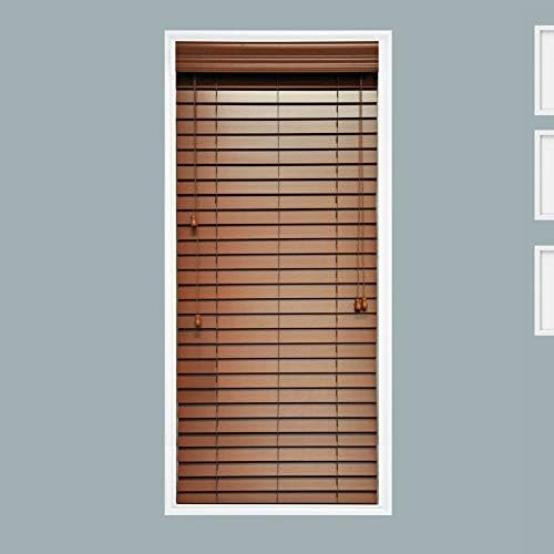 TailorView, Custom Made Faux Wood Horizontal Window Blinds, 2 Inch
