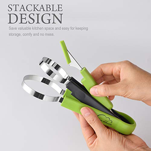 Melon Baller Scoop Set, 4 In 1 Stainless Steel Fruit Tool Set Melon Baller Carving Knife Fruit Scooper Seed Remover For Fruit Slicer Dip Pulp Separator