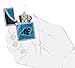 Zippo NFL Carolina Panthers Street Chrome Pocket Lighter