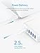 USB C Wall Charger, Anker Premium 60W 5-Port Desktop Charger with One 30W Power Delivery Port (White)
