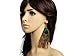 Pandahall Peacock Feather Earring Handmade Cocktail Earring Carnival Jewelry Women Dangle Halloween