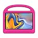 BMOUO Kids Case for Samsung Galaxy Tab A 8.0 2018 SM-T387, Shockproof Light Weight Protective Handle Stand Kids Case for Tab A 8.0 Inch 2018 Release Tablet - Rose