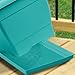ALMI Plastic Accent Square Planter Drip Tray 10.5-Inch Ideal for 14-inch – for Plants, Flowers, Pot, Indoor, Outdoor – Turquoisethumb 2