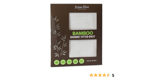 bamboo bassinet fitted sheet