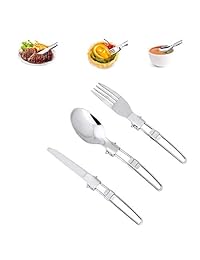 Unigift 3 piezas de acero inoxidable utensilios de