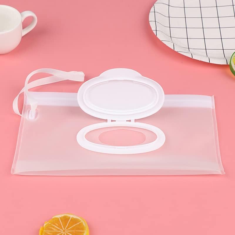Baby Wipes Case Travel Holder Keeps Wipes Moist Set of Holders Cases Portable Travel On The Go Refillable Dispenser Container Waterproof Wipe Container with Sealed Zipper Wipe Holders