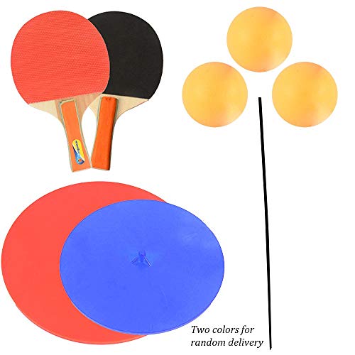 image for Volwco Table Tennis Trainer Elastic Shaft,Portable Table Tennis Set wi