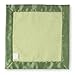 SwaddleDesigns Baby Lovie, Small Security Blanket, Cozy Microfleece with Satin Trim, Pure Green