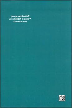 ガーシュイン: パリのアメリカ人／アルフレッド社／中型スコア