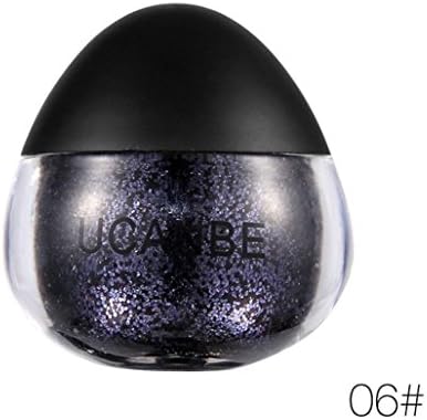 Light Lifting Powder, USCOOL Makeup Glitter Eyeshadow Shimmer Pigment Loose Powder Beauty Makeup Eye Shadow (Black-F)