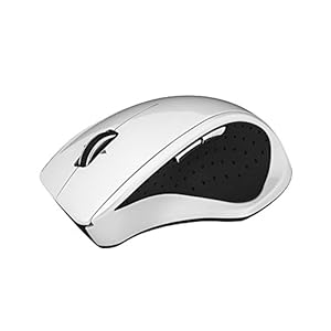 iBUFFALO 無線(2.4GHz)BlueLEDマウス 静音/5ボタン/横スクロールタイプ ホワイト BSMBW11WH