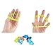 VIDEOTORG Finger Stretcher Resistance Bands Hand Resistance Band Finger Strength Trainer Kit, Finger Grip Strengthener Training Stretcher Exerciser Extensor Hand For Guitar Climbing Golf (6 pack)