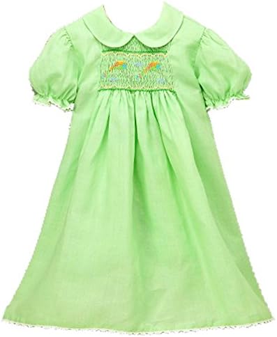 Rosalina Baby Girl's Smocked Kite Dress 9M Green
