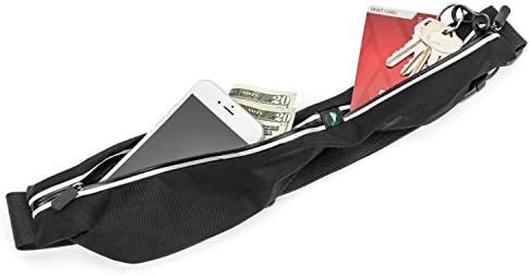 Foot Forward Sports Running Belt Plus iPhone 6 6+ 6s 6s+ 7 7+ Android Samsung Note. No Bounce Pouch, Waterproof, Sweat Resistant, Exercise, Fuel, & Waist Pack Bag! Lightest Most Durable on the Market!