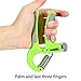 Hand Grip Strength Trainer Kit with 2 Hand Therapy Ball - Adjustable Resistance 22 to 88 Lbs - Non-Slip Gripper - Strengthening Exercises - Relieve Stress and Anxiety (Green Color)