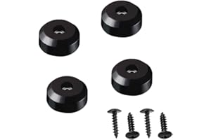 Sam&Johnny 4Pcs Speaker Isolation pad Rubber feet for Electronics Audio Turntable Speaker CD Guitar AV receivers Headphones amp etc