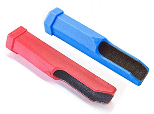 Peradon Supafile snooker/pool cue tip shaper - BLUE