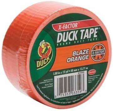 SHURTECH BRANDS 868090 1.88 by 15YD Duct Tape, Orange by Shurtech Brands LLC