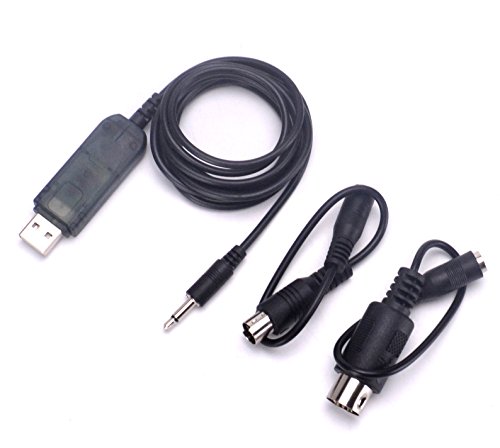 Readytosky Flysky USB Flight Simulator Adapter Cable for Flysky FS-i6 FS-i4 FS-TH9X FS-T6 FS-T4B FS-GT3 FS-GT2 Remote Controller