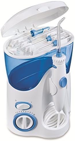 SiriusJoy Waterpik WP100W Ultra Dental Water Flosser - 6 Unique Tips, Advanced Pressure Control System, 10 Pressure Settings, 5-90 psi