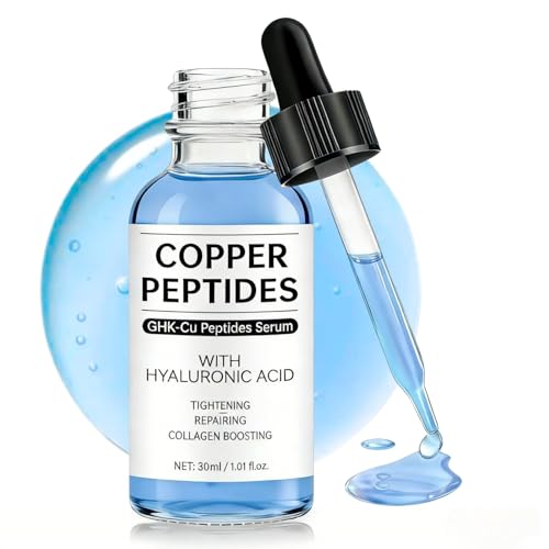 YOOJ® GHK‑Cu Copper Peptide Face Serum, Anti‑Aging Hydrating Repair Serum, Skin Barrier Repair & Lightweight Moisturizer for Daily Skincare, 30ml