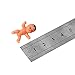 JuXinDa144 Pieces Mini Plastic Baby Favor Supplies for Baby Shower and Ice Cube Game, 1 Inch（Latin)