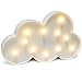 QiaoFei Cloud Night Light LED Marquee Sign-Baby Light-Battery Operated Nursery Lamp,Gift Decorative Light for Kid's Room/Party/Home/Wall Decor(White)