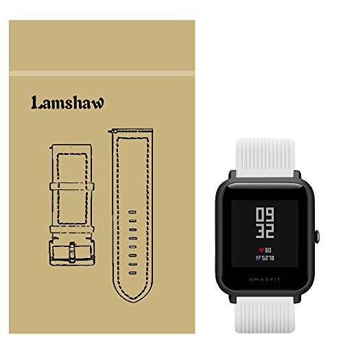 For xiaomi amazfit bip band, lamshaw classic silicone s…