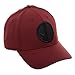 Bioworld Marvel Deadpool Logo Flatbill, Black Patch Insignia with Stitching, MERC with A Mouth, Red, OFSA