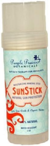 Purple Prairie SunStick SPF 30 100% Natural Sunscreen, 2 oz by Purple Prairie Botanicals
