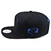Mitchell & Ness Chicago Bulls Snapback Hat Black/Blue Eyes/Ballistic Nylon Logo