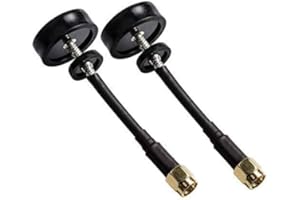 AKK 2pcs 5.8GHz 5dBi FPV Flat Panel RP-SMA Male RHCP Pagoda Antenna Set for Transmitter and Receiver