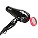 JINRI Ionic Hair Dryer Anti-static Powerful AC Motor Professional Blow Air Dryer with Nozzle, Black