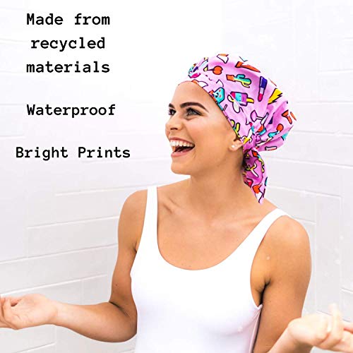 Luxury Eco Shower Cap For Women Made From 100 Recycled Materials