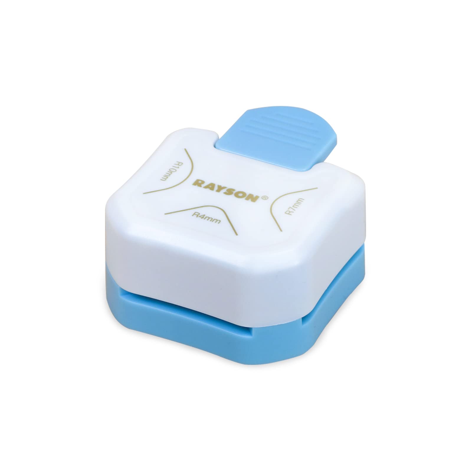 RAYSON 3 in 1 Corner Cutter, 4mm 7mm 10mm 3 Way Corner Rounder Paper Punches for Paper Craft, DIY Projects, White