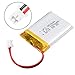 uxcell Power Supply DC 3.7V 1000mAh 853040 Li-ion Rechargeable Lithium Polymer Li-Po Battery