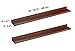O&K FURNITURE Wall Shelf Display Floating Shelves (Teak, 18.9