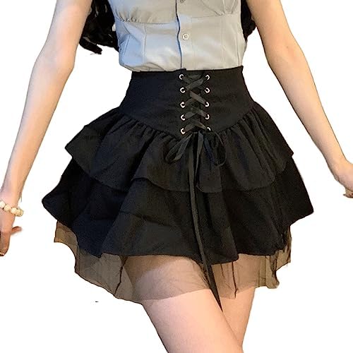 Amazon.com: RILGOU Kawaii Y2K Gothic Clothes Casual Ribbon Zipper