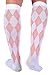 Doc Miller Toeless Compression Socks Women & Men – Open Toe, 20-30mmHg, Knee-High, Lightweight, Calf Support, Shin Splints, Varicose Veins Comfort, 1 Pair, Argyle