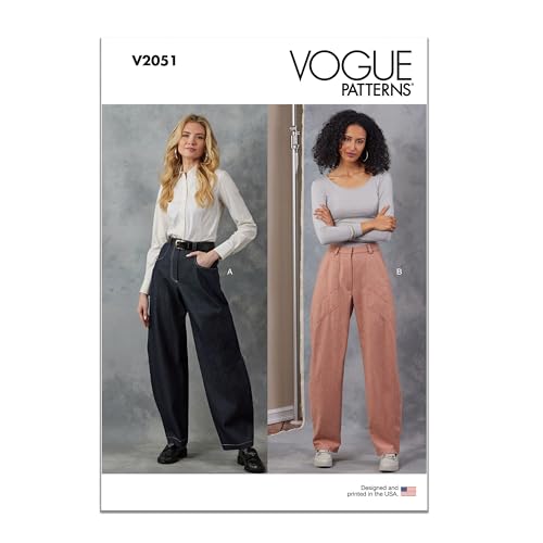 Vogue Patterns Paper Pattern V2051U5 Misses Trousers U5 (16-18-20-22-24)
