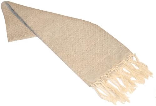 Scents and Feel 100-Percent Cotton Fouta Guest Towel, Light Grey