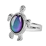 Inspiration Turtle Mood Ring Can Change The Color And Adjust The Size Of The Decorations
