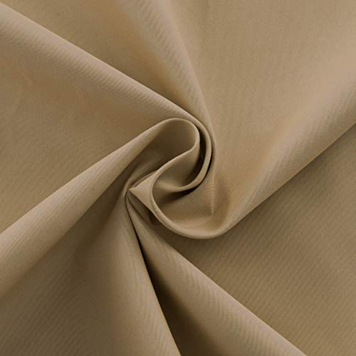 Home Queen Grommet Top Blackout Curtain Valance Window Treatment for Living Room, Short Straight Drape Valance, Set of 1, 37 X 18 Inch, Taupe