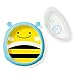 Skip Hop Baby Self-Feeding Training Dishes: Microwave and Dishwasher Safe Training Plate, Bee