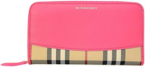 Burberry バーバリー ラウンドファスナー長財布 Bright 並行輸入品 ピンク Pink Crimson 当店は最高な サービスを提供します