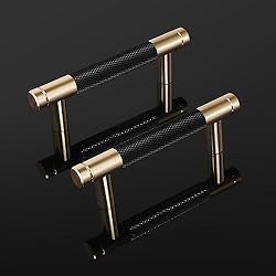 Zernmiarder Knurled Cabinet Pulls 12 Pack, 4 Inch
