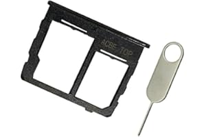 PHONSUN Single SIM Card Tray SD Slot Holder Replacement for Samsung Galaxy A32 5G SM-A326U A326U1 S326DL A326W (Black)