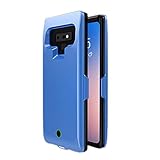 Samsung Galaxy Note 9 Battery Case, 7000mAh External USB Port Power Bank Cover Portable Charger Protective Charging Case Back Pack for Samsung Galaxy Note 9 (Blue)