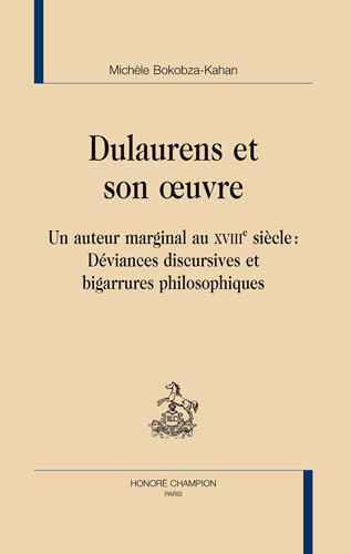 Dulaurens et son oeuvre